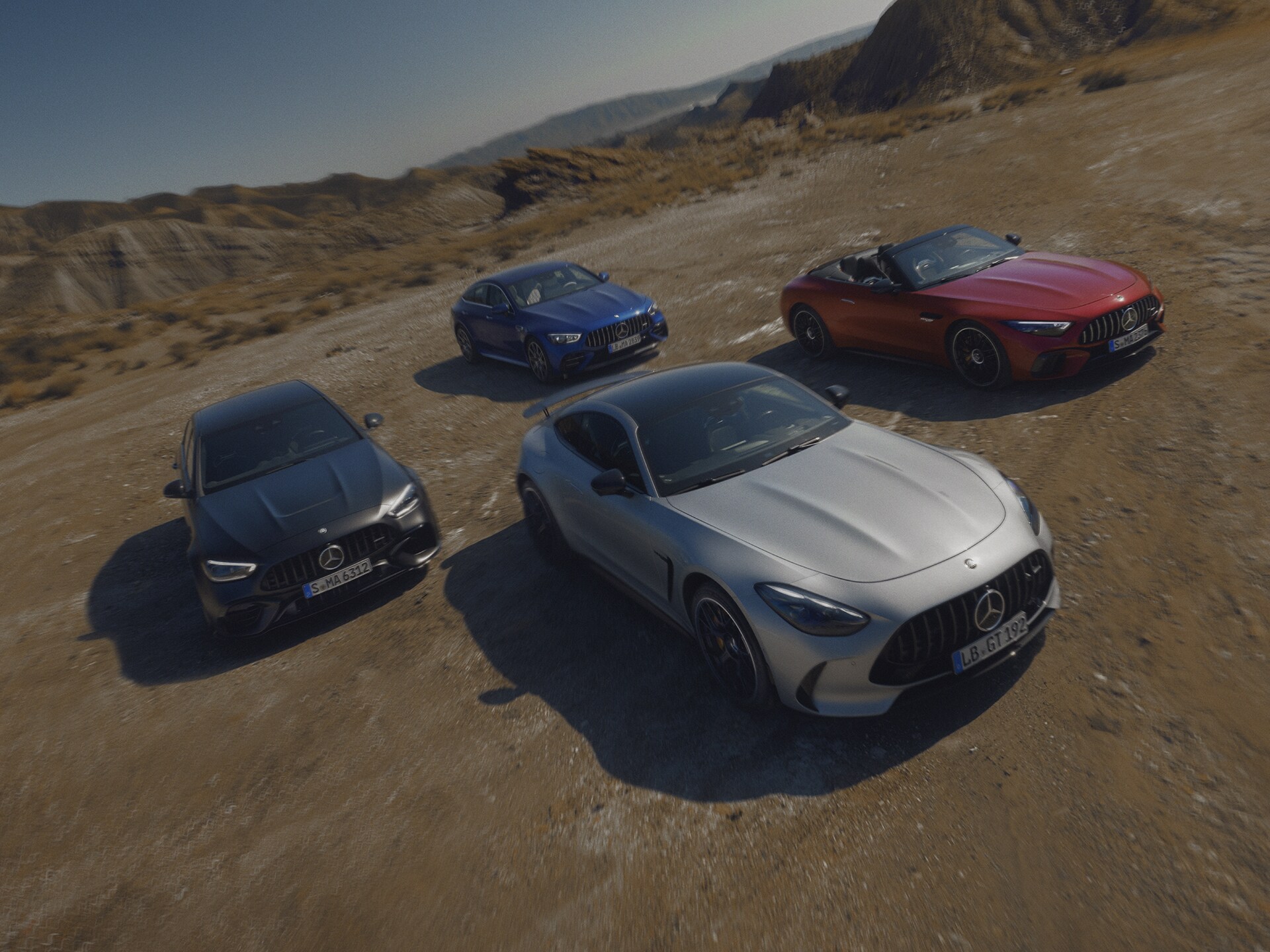 Vista general de los modelos de Mercedes-AMG.