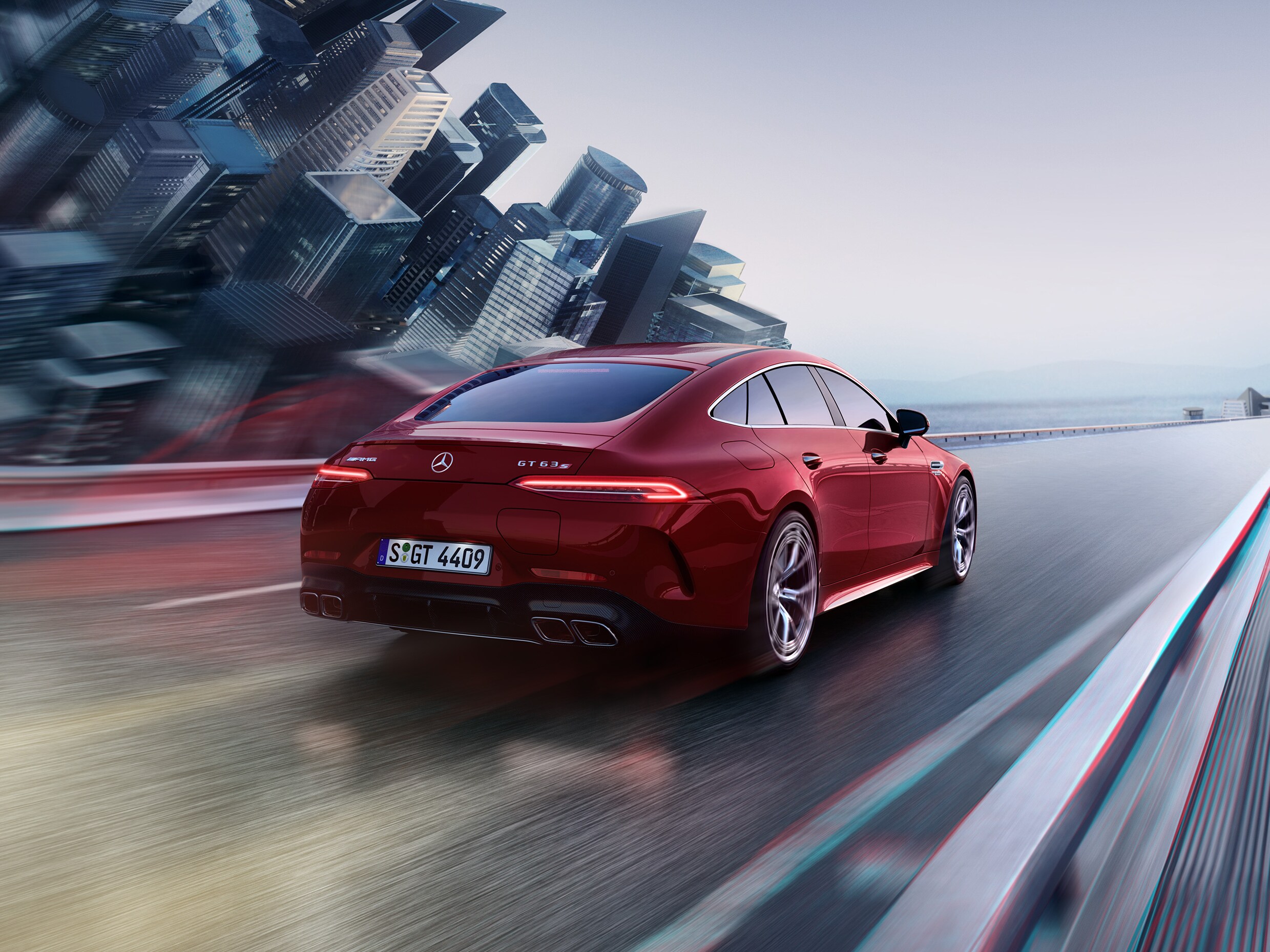 Visual trasero de Mercedes-AMG GT 63  S E Performance