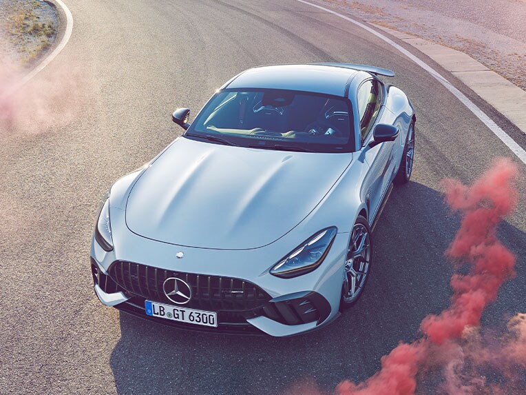 Ilustración de la potencia de Mercedes-AMG.