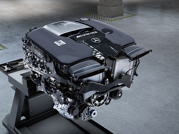 Ilustración del par motor de Mercedes-AMG.
