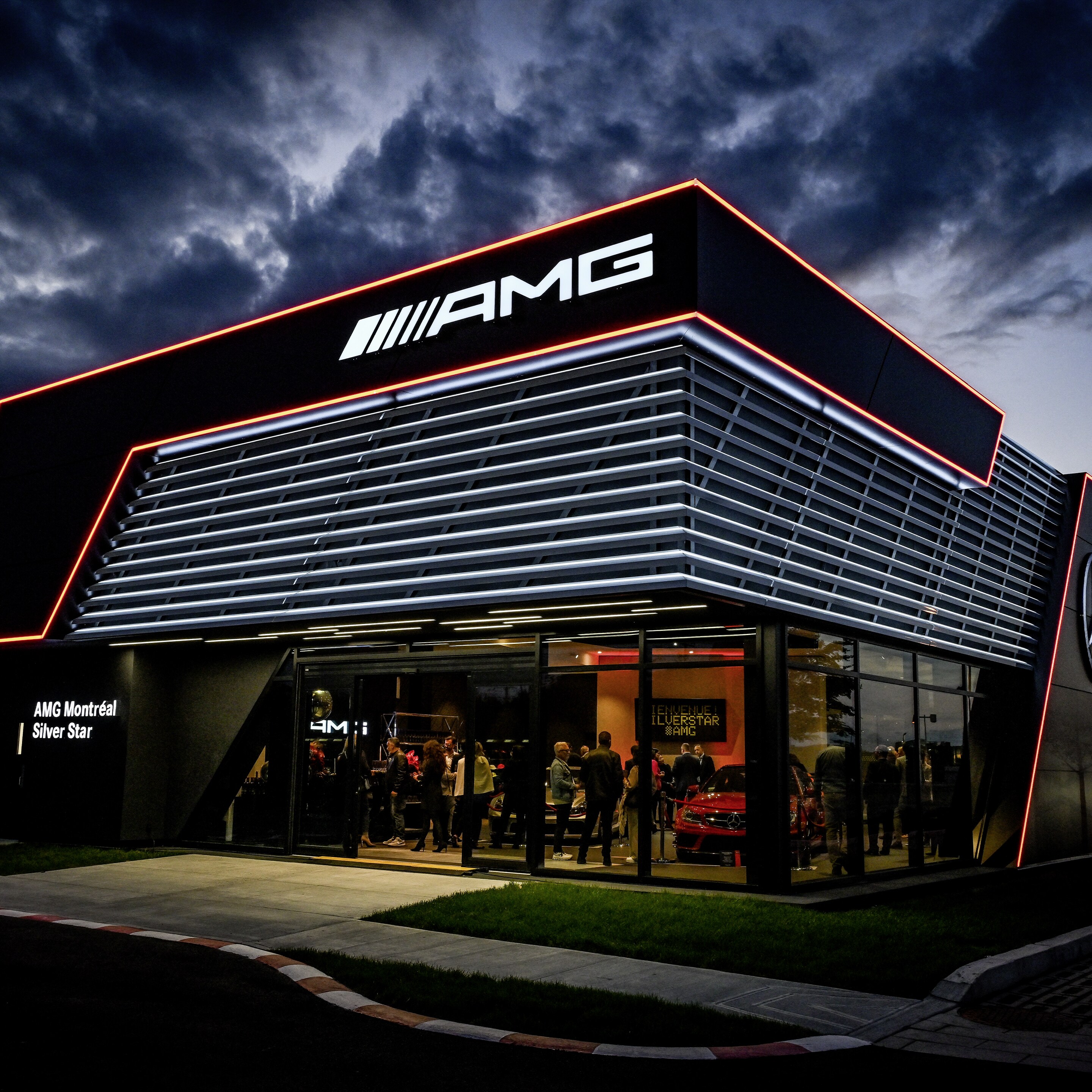 El Mercedes-AMG Centre Worldwide.