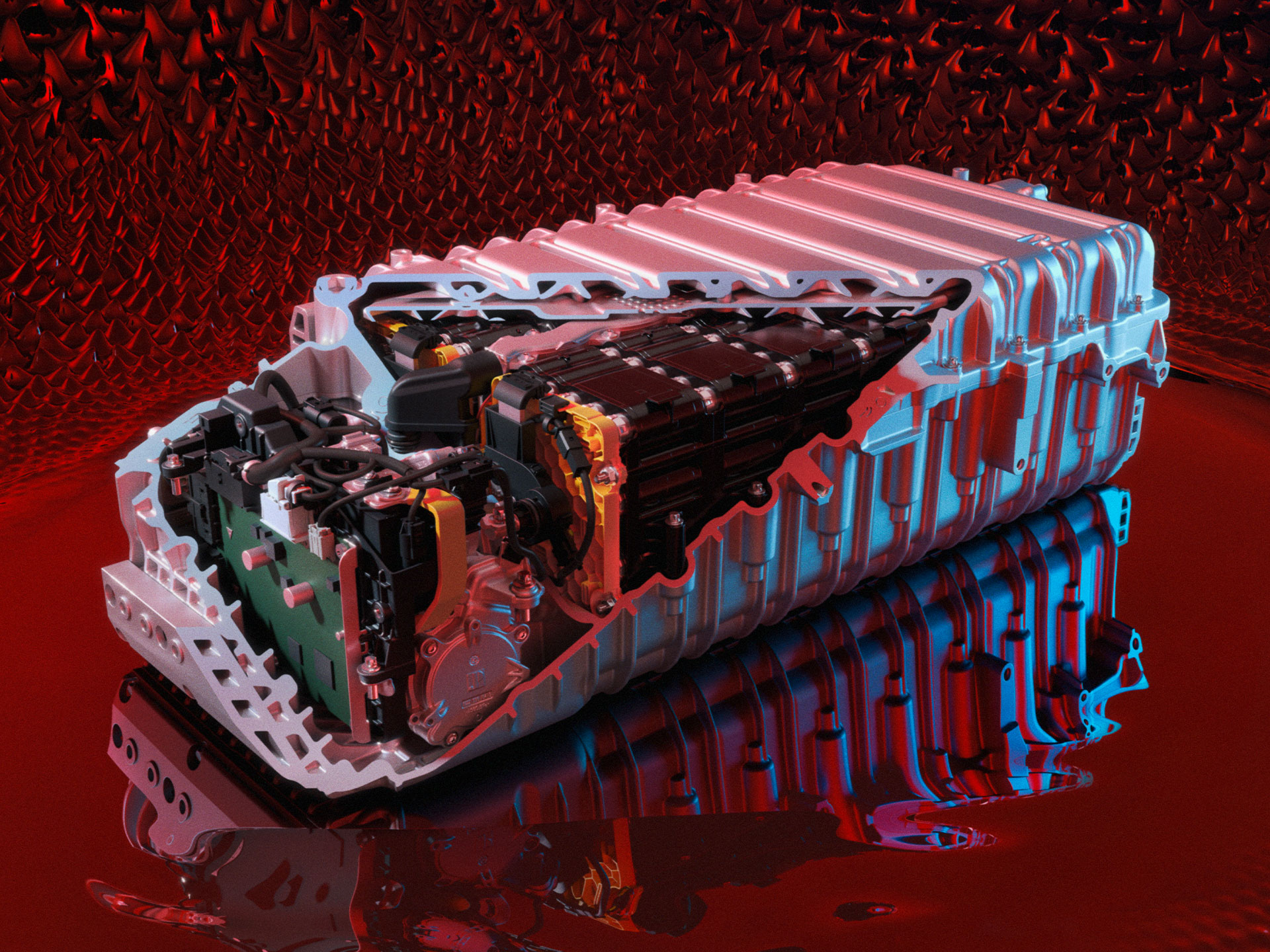 Turbocompresor eléctrico | Aspectos destacados | Mercedes-AMG Ilustración técnica de un Mercedes-AMG mostrando el turbocompresor eléctrico.
