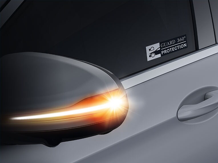 Ilustración de la función Guard vehicle en el Mercedes-Maybach Clase S.