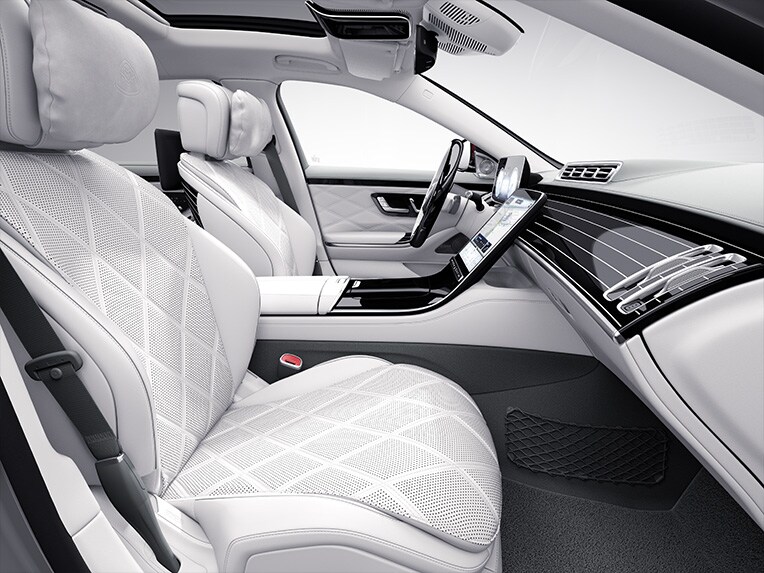 El interior del Mercedes-Maybach Clase S con paquete Exclusive.