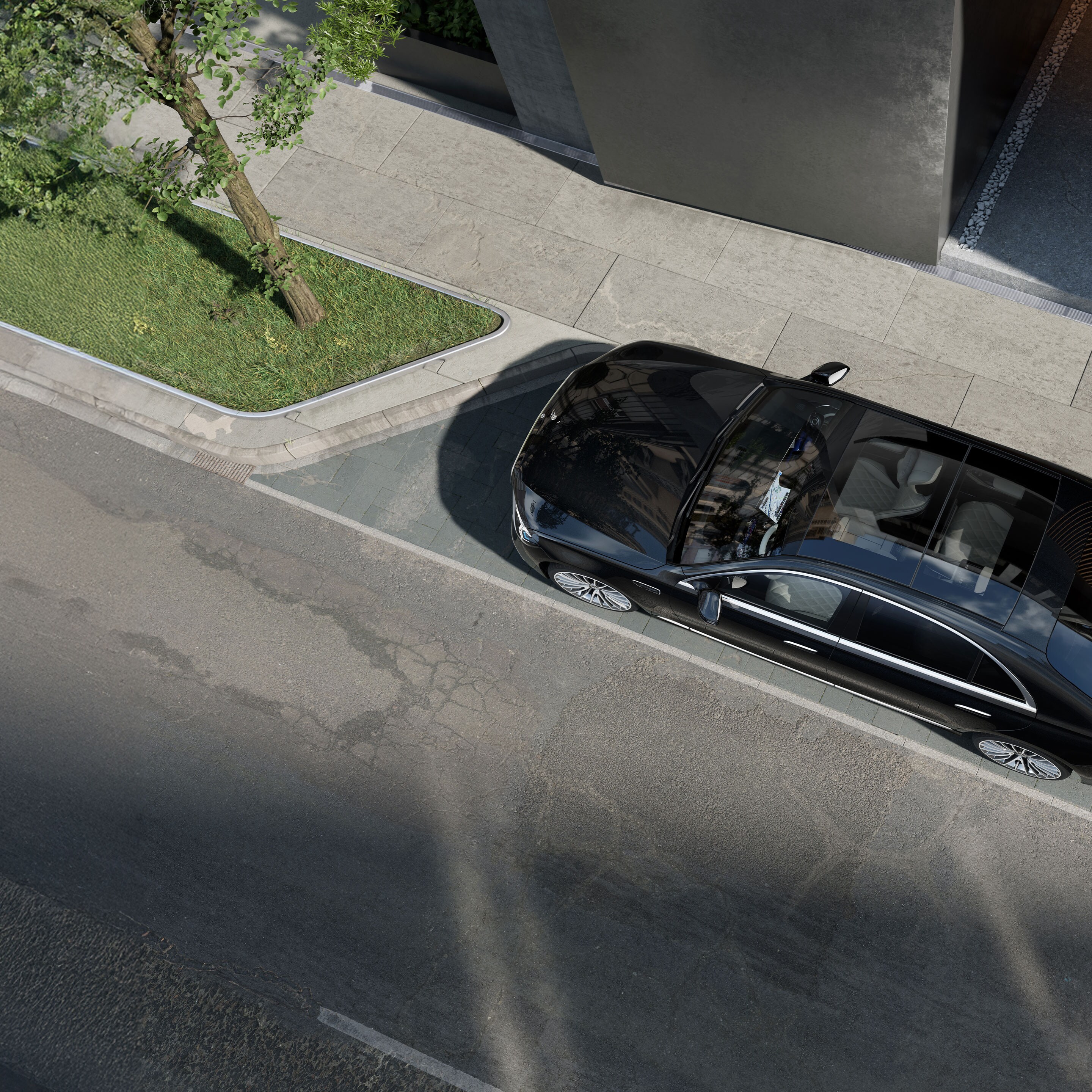 El exterior del nuevo Mercedes-Benz Clase S Berlina, versión larga.