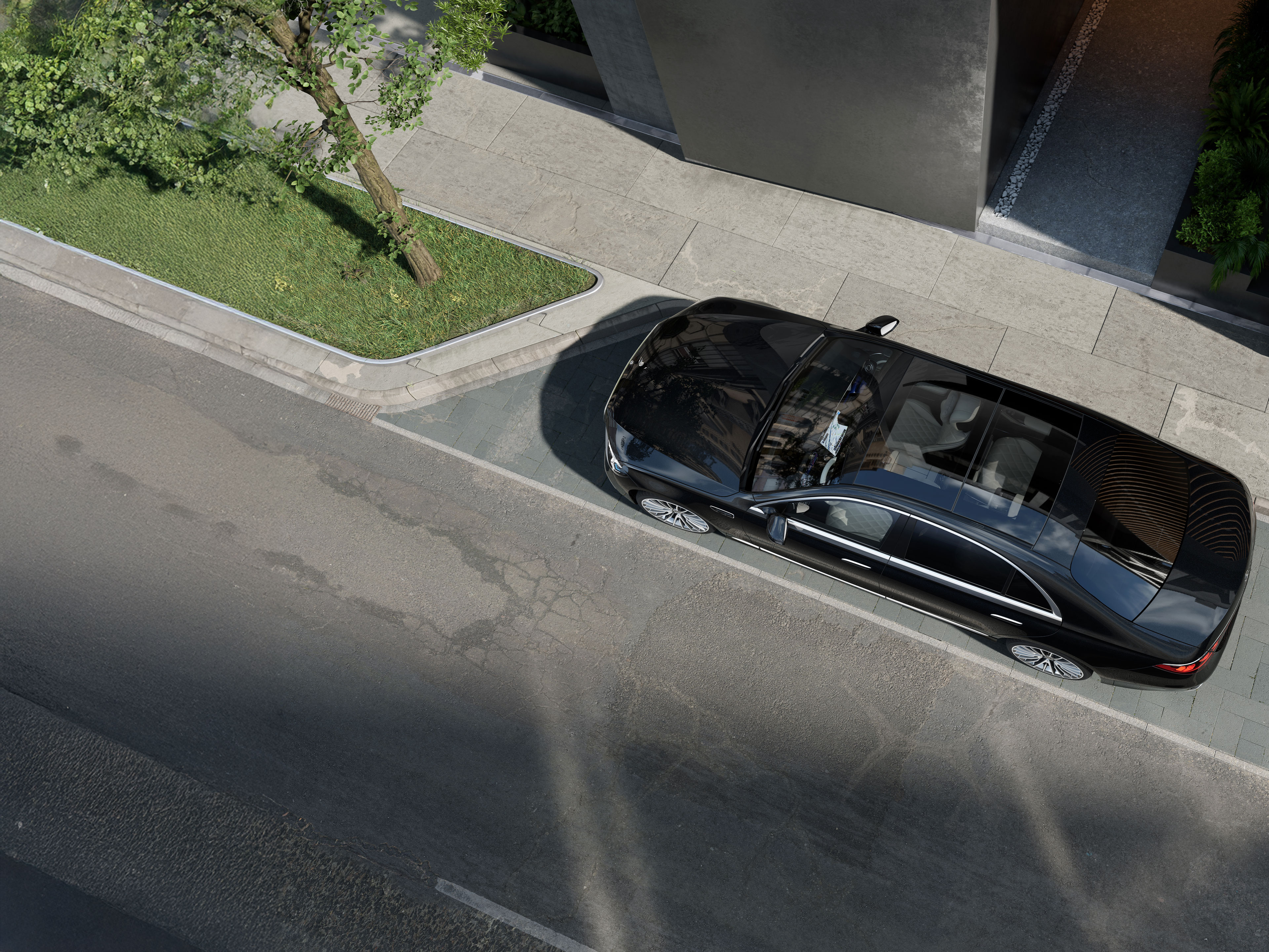 Exterior | Clase S Berlina | Mercedes-Benz El exterior del nuevo Mercedes-Benz Clase S Berlina, versión larga.