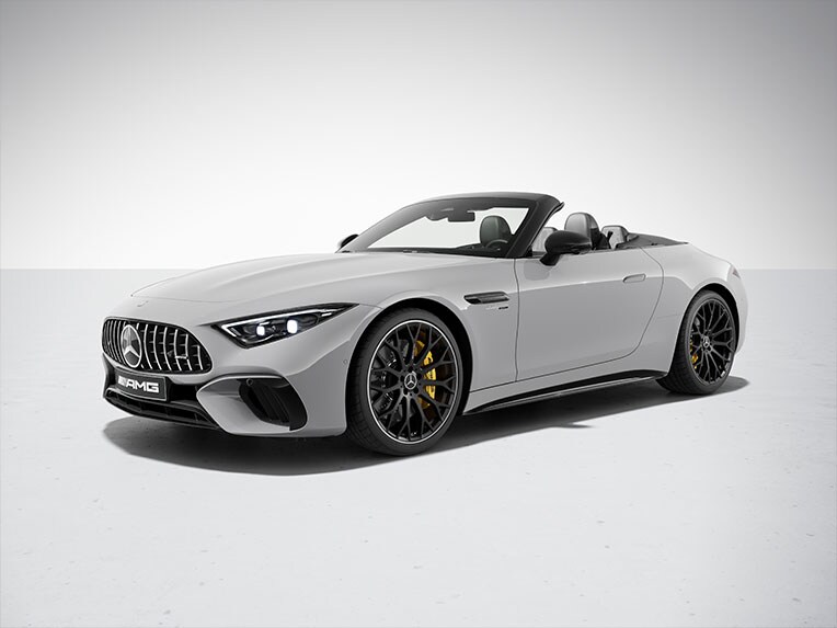 Exterior del Mercedes-AMG SL Roadster con paquete AMG Night.