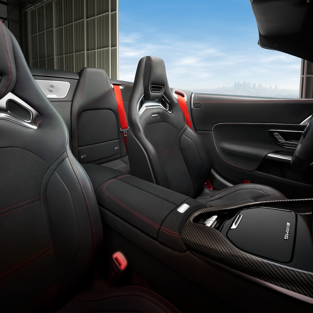 El interior del Mercedes-AMG SL Roadster.