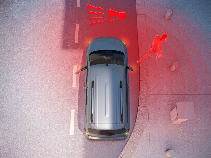 El sistema de alarma antirrobo de la Clase T de Mercedes-Benz.