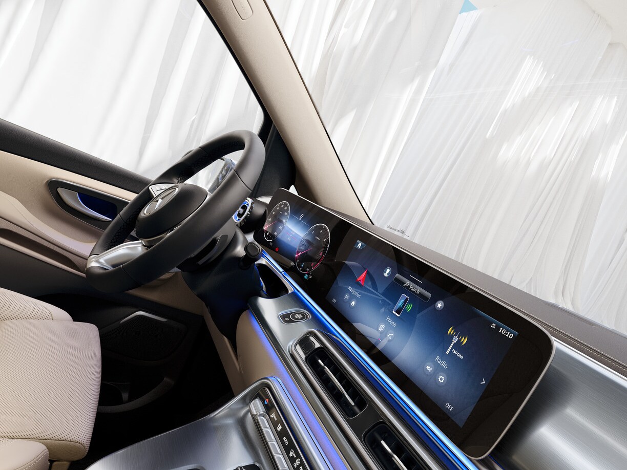 Con MBUX (Mercedes-Benz User Experience), dispondrás de un sistema multimedia inteligente y ampliable.