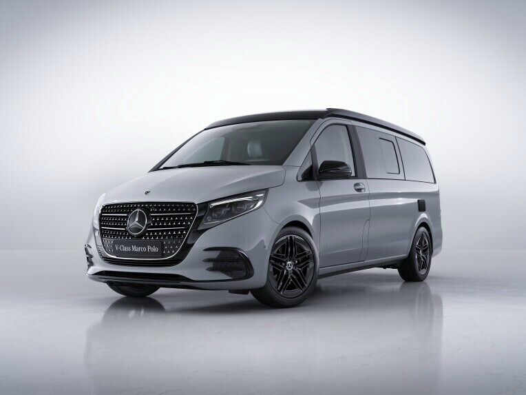 Mercedes-Benz Clase V en gris como autocaravana