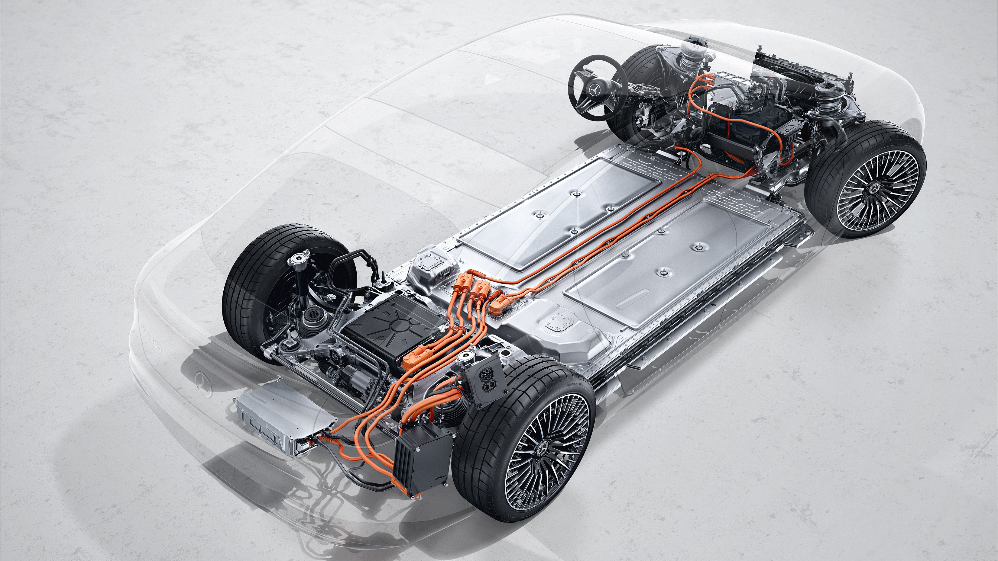 Electrficado | Mercedes-Benz visual de la configuración de un vehículo eléctrico por dentro