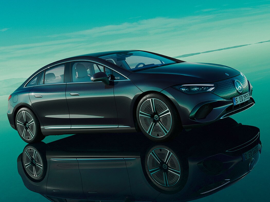 La imagen muestra el EQE de Mercedes-Benz
