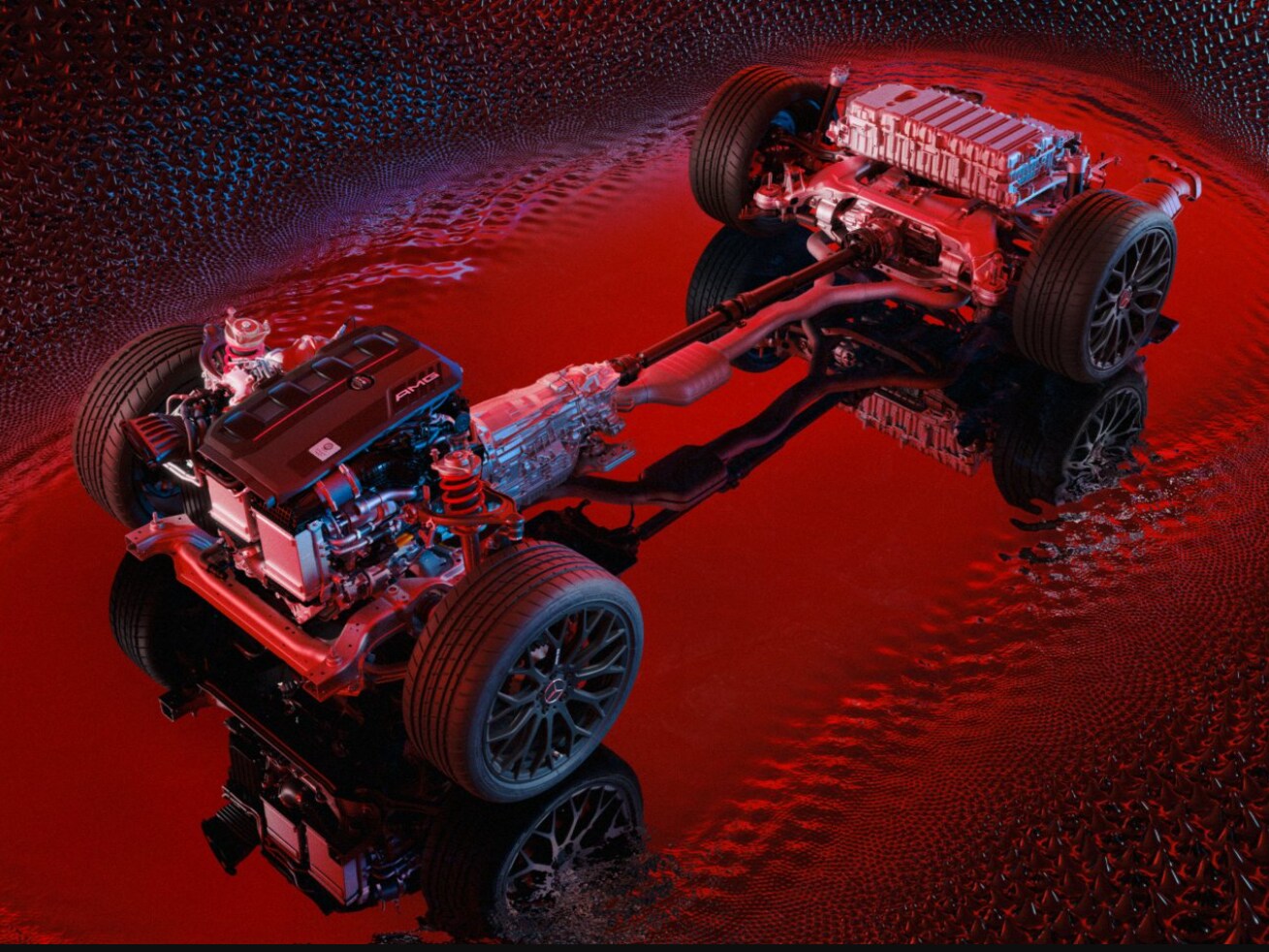 Arquitectura de la plataforma para modelos eléctricos de Mercedes-AMG.