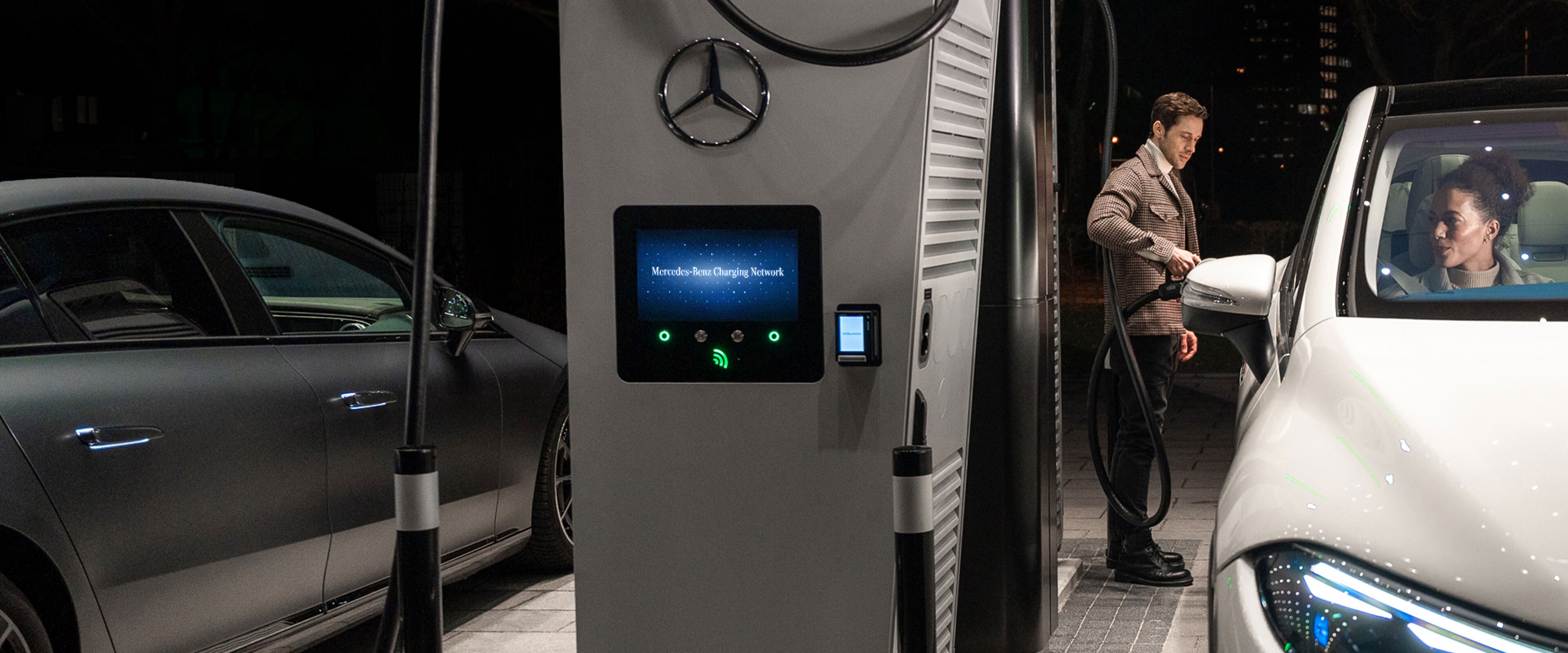 Recarga durante el viaje con MB.CHARGE Public (antes conocido como Mercedes me Charge).