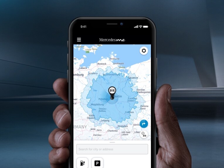 Los servicios de acceso remoto y de navegación abiertos en un smartphone.