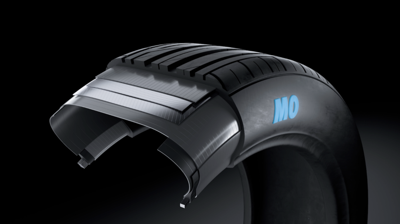 MO | Mercedes-Benz visual alteral de un neumático en negro