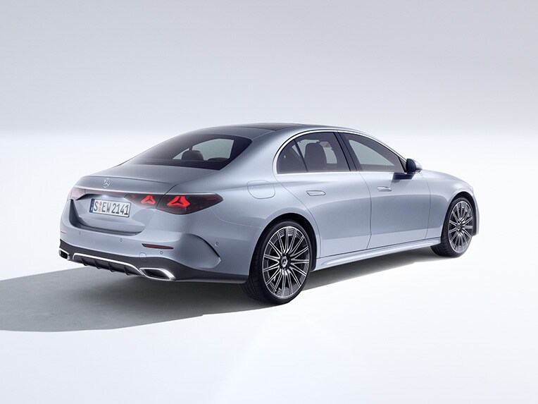 La parte trasera de la nueva Clase E Berlina de Mercedes-Benz.