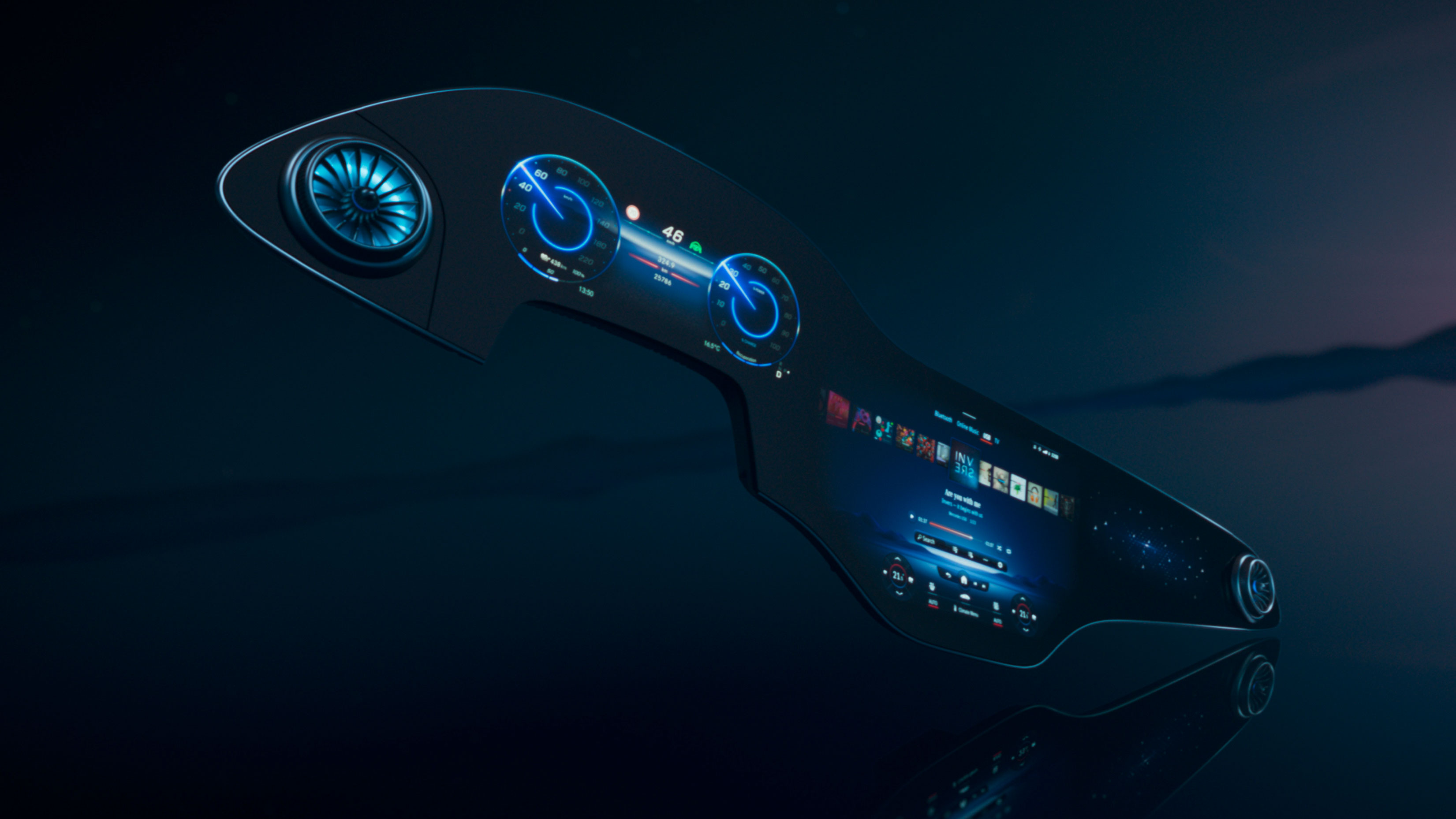 Habitáculo Smart | Mercedes-Benz Imagen del habitáculo inteligente de un Mercedes-Benz