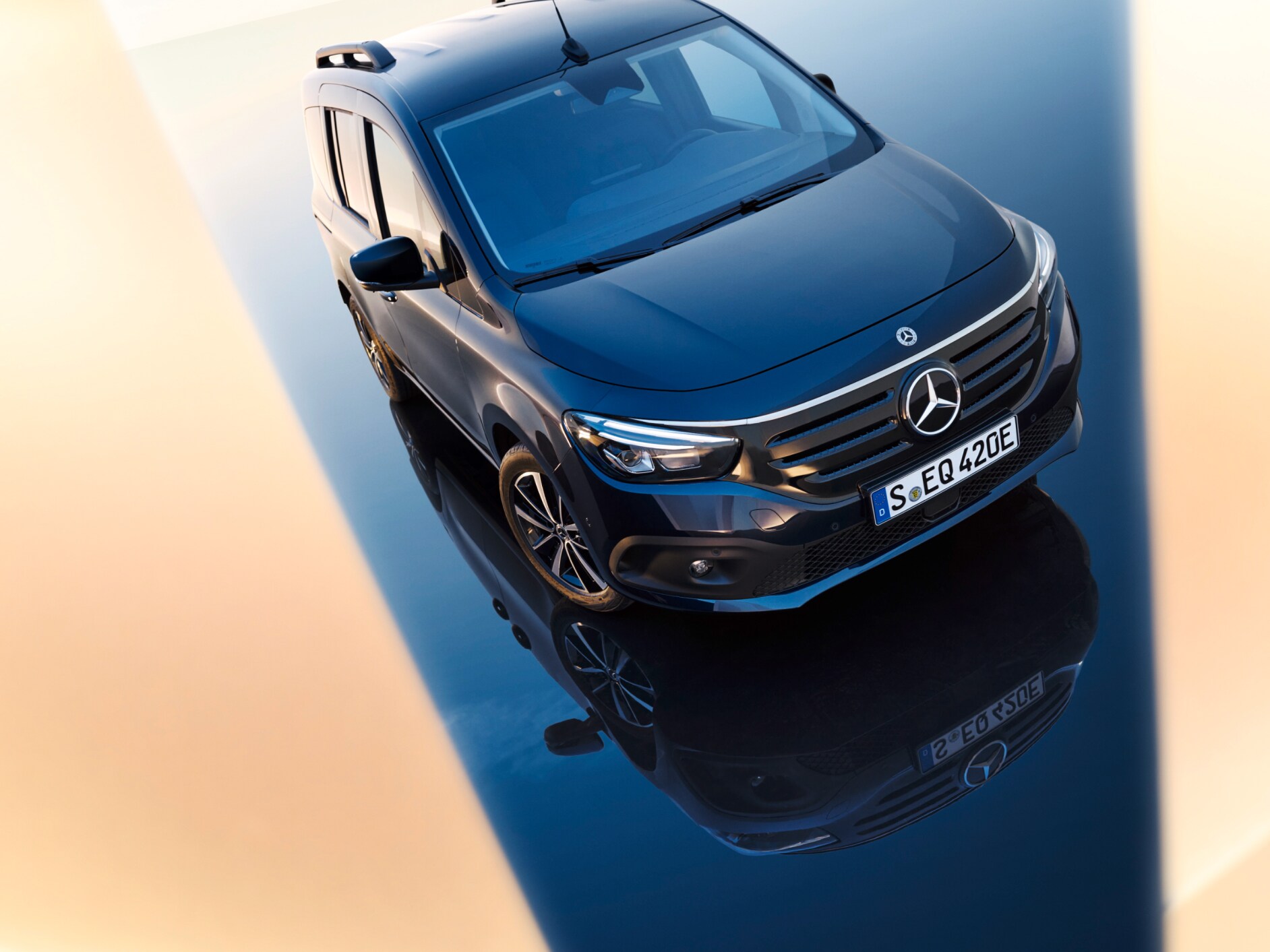 El exterior del Mercedes-Benz EQT.