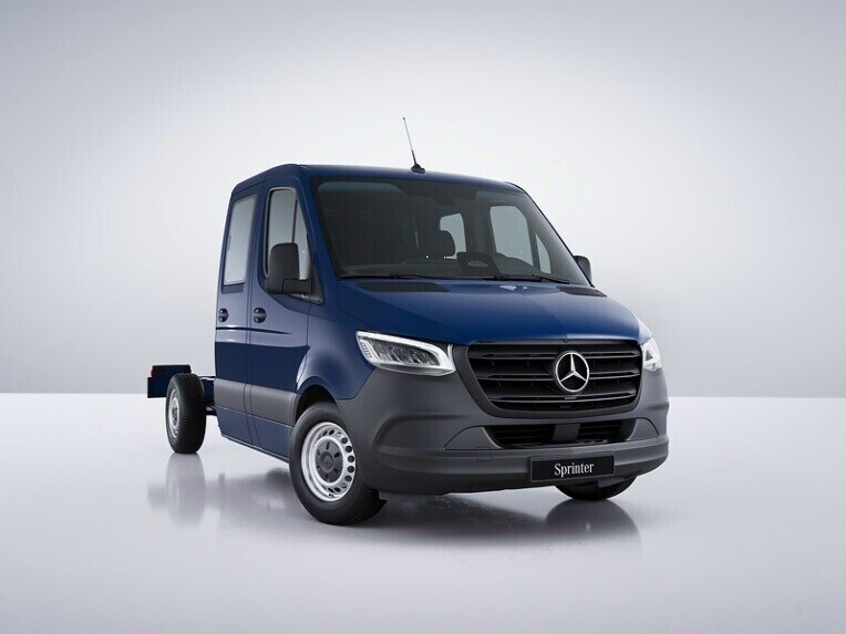 La Mercedes-Benz Sprinter Chasis con tren de rodaje para confort y protección de la carga.