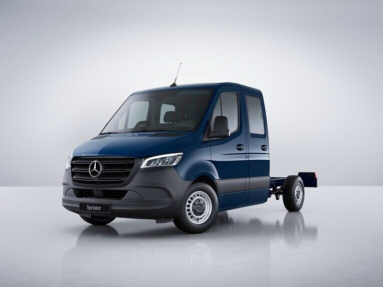 La Mercedes-Benz Sprinter Chasis con tren de rodaje de confort con suspensión neumática.