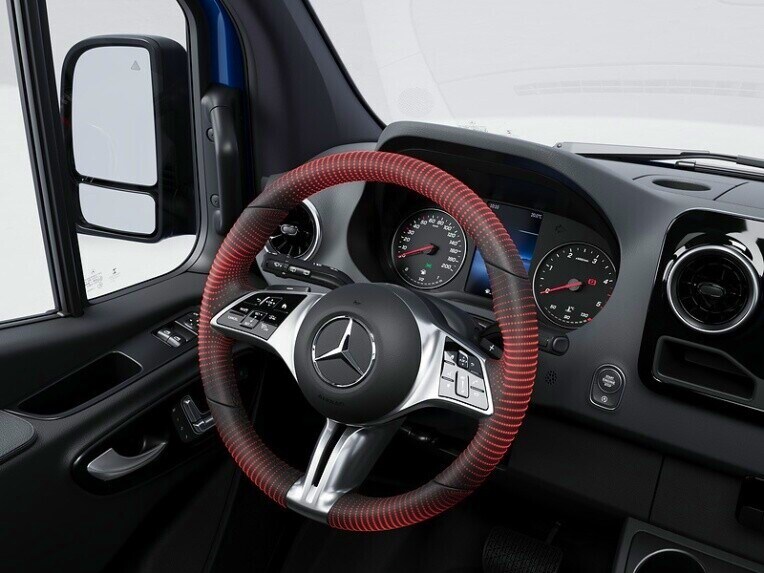 La calefacción del volante en la Mercedes-Benz Sprinter Chasis.