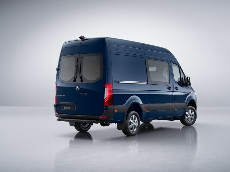 La Mercedes-Benz Sprinter Furgón con tracción integral 4x4 con Torque-on-Demand.