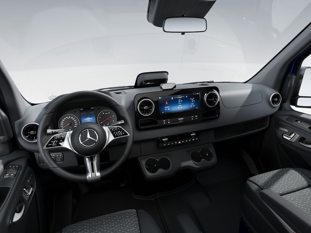 La cabina del Mercedes-Benz Sprinter Furgón.
