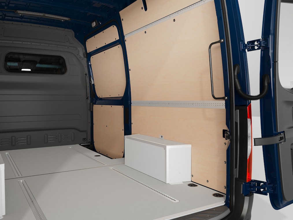 El espacio de carga del Mercedes-Benz Sprinter Furgón.