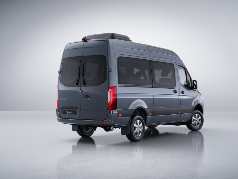 La Mercedes-Benz Sprinter Tourer con tracción integral 4x4 con Torque-on-Demand.