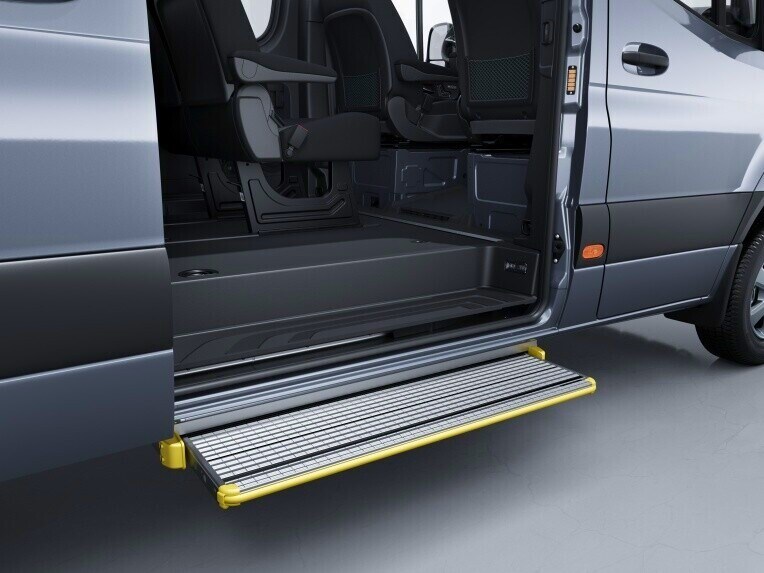 El peldaño para el Mercedes-Benz Sprinter Tourer.