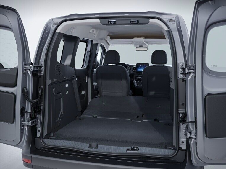 El espacio de carga de la Mercedes-Benz Citan Furgón.