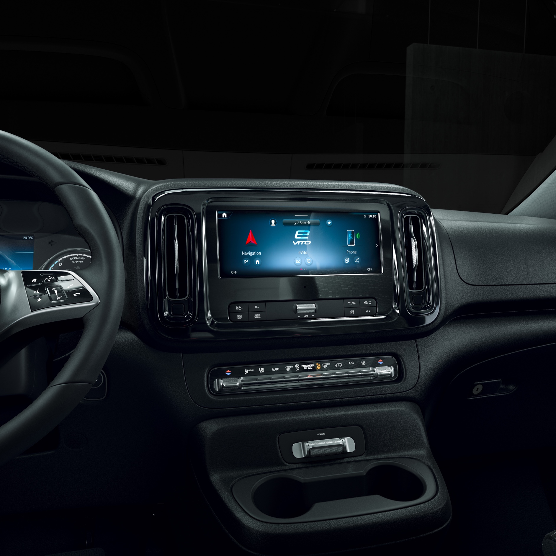 Conectividad inteligente | Furgonetas Mercedes-Benz El sistema multimedia MBUX en Mercedes-Benz eVito.