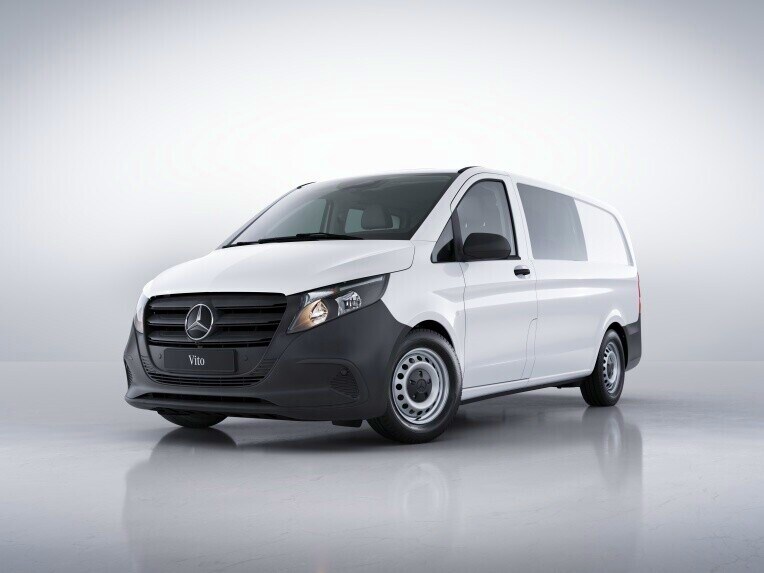 El tren de rodaje básico de la Mercedes-Benz Vito.