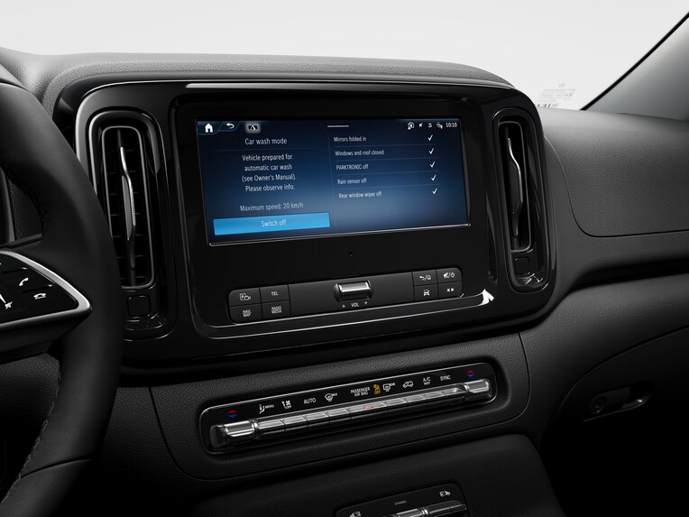 El sistema multimedia MBUX del Mercedes-Benz Vito.