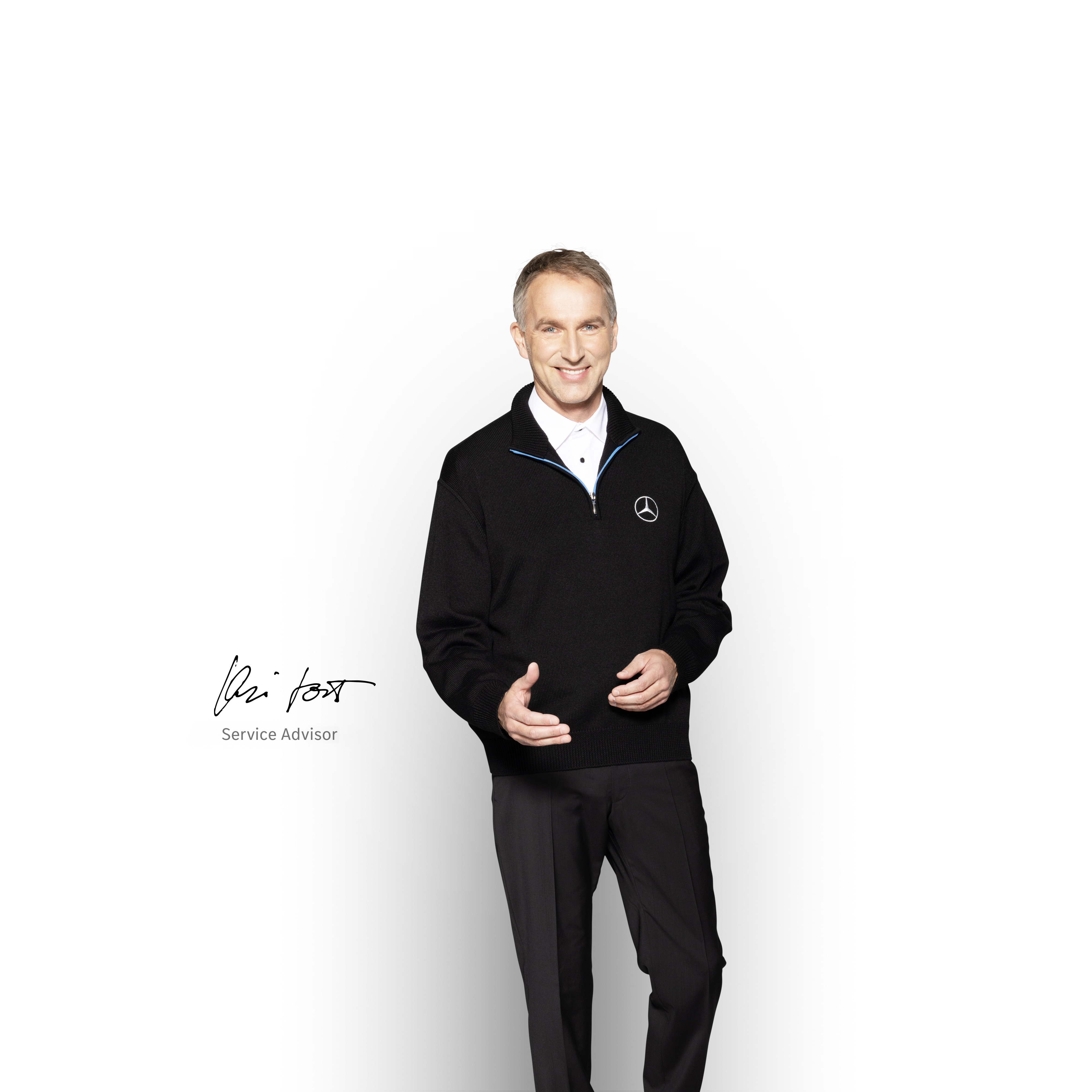 Mercedes-Benz | Conveniencia | Concesionario Oficial Asesor de Servicio Mercedes-Benz listo para ayudar con cualquier pregunta sobre el concesionario oficial Mercedes-Benz