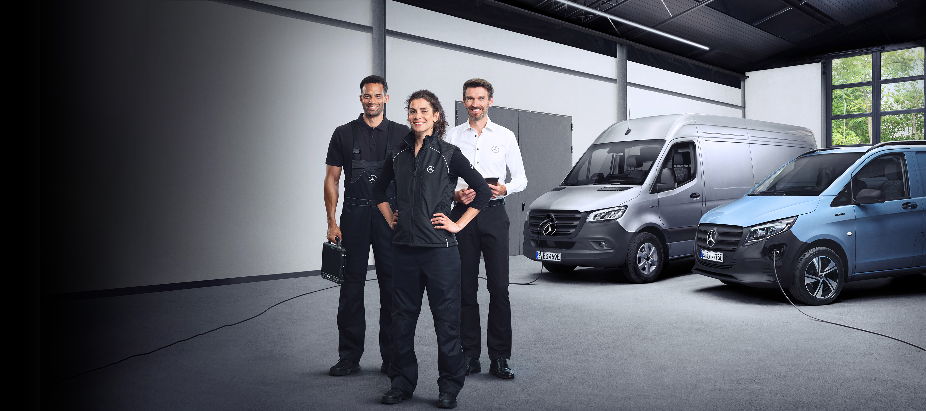 Servicio posventa Mercedes-Benz para furgonetas eléctricas. | Mercedes-Benz Servicio posventa Mercedes-Benz para furgonetas eléctricas.
