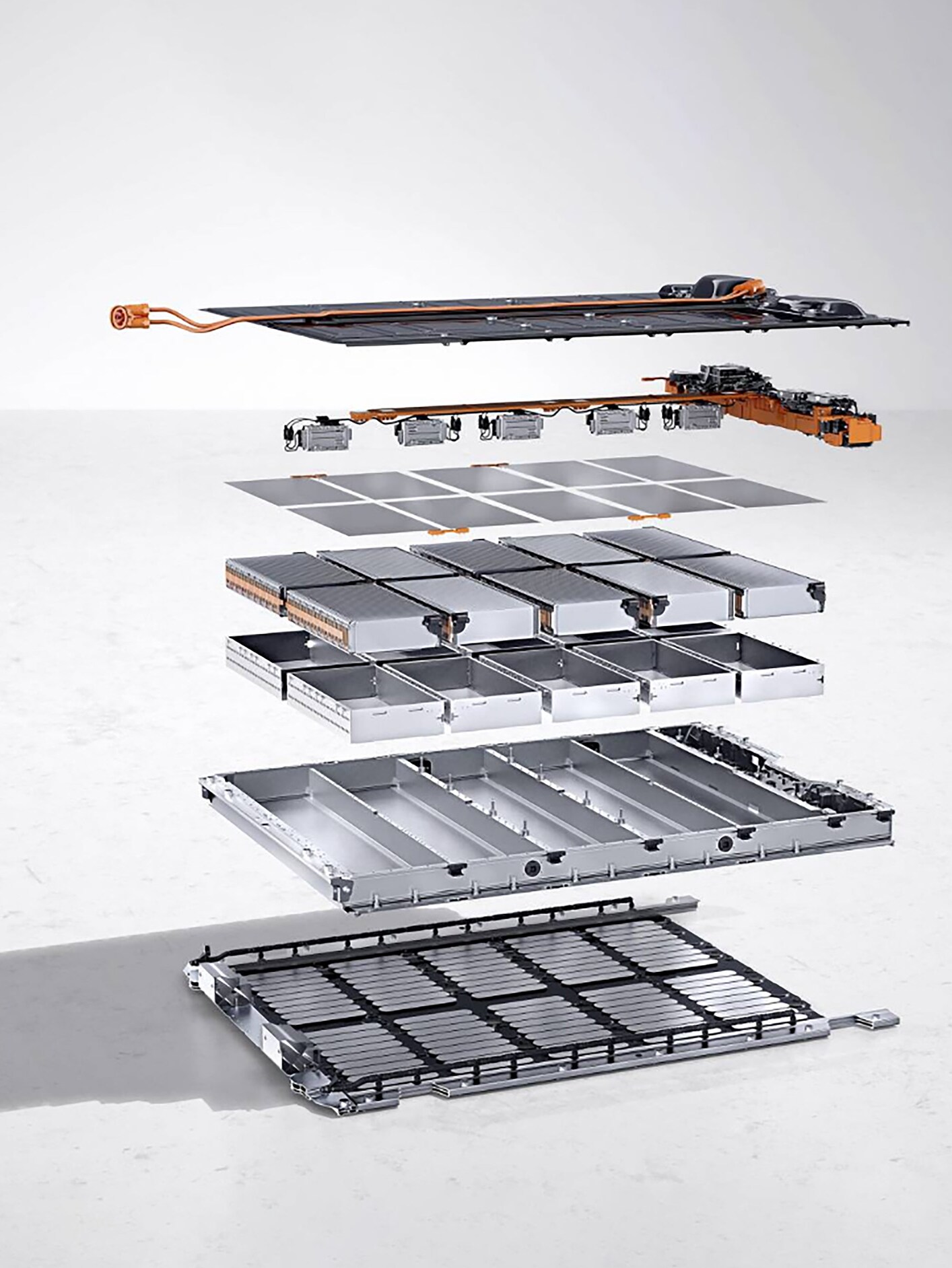 Ilustración de una pila en capas para simbolizar el servicio eléctrico.