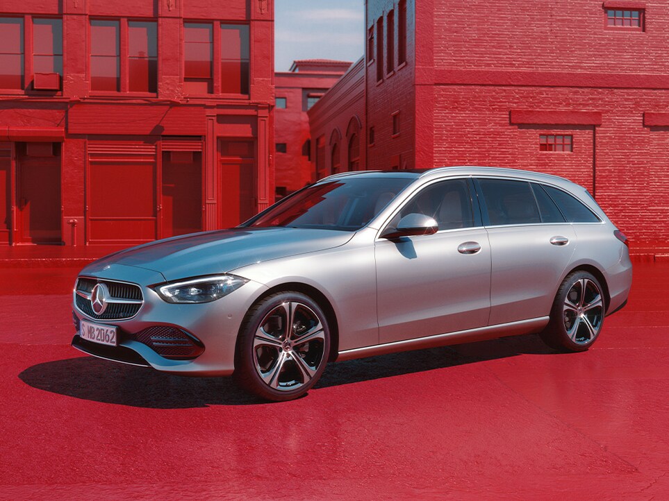 La imagen muestra el Clase C Estate de Mercedes-Benz