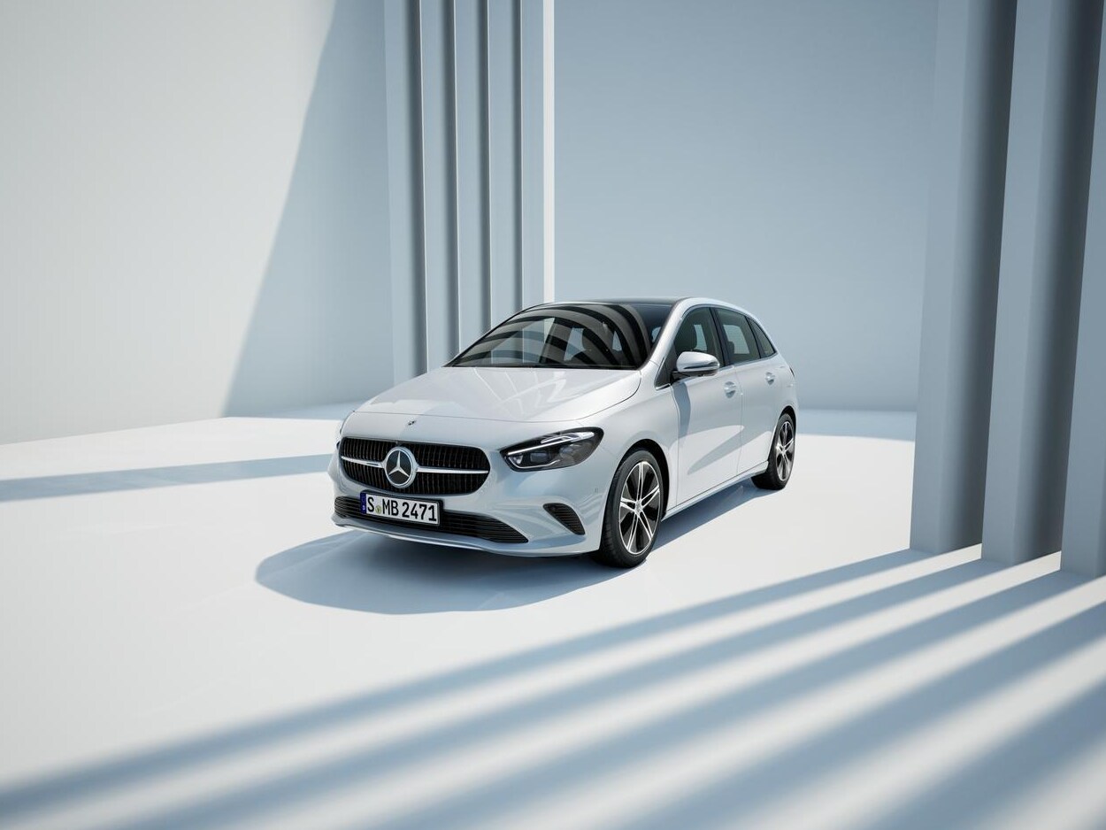 La imagen muestra el Clase B de Mercedes-Benz