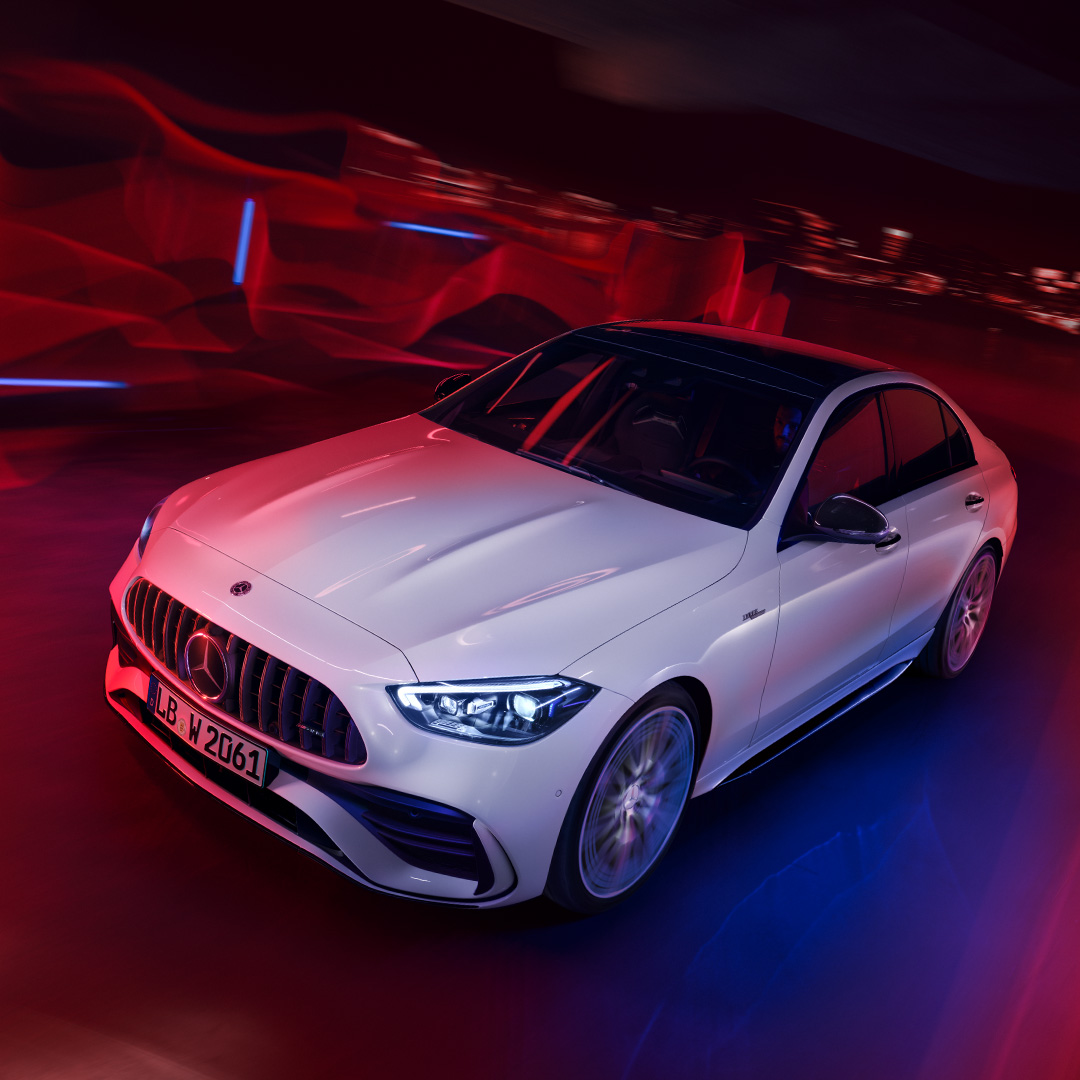 Oferta | Mercedes-AMG C Berlina | Mercedes-AMG La imagen muestra un Mercedes-AMG Clase C 43 en color blanco