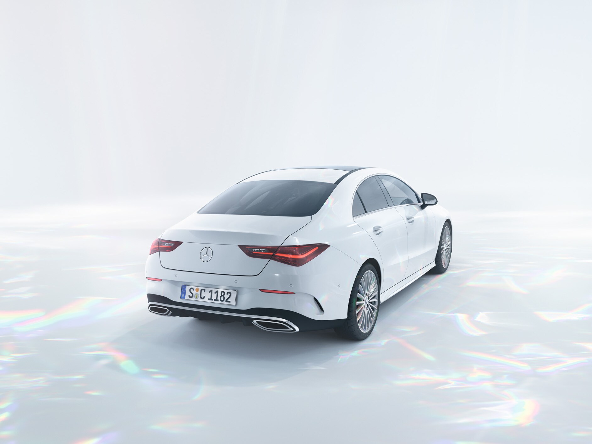 La imagen muestra el CLA Coupé de Mercedes-Benz