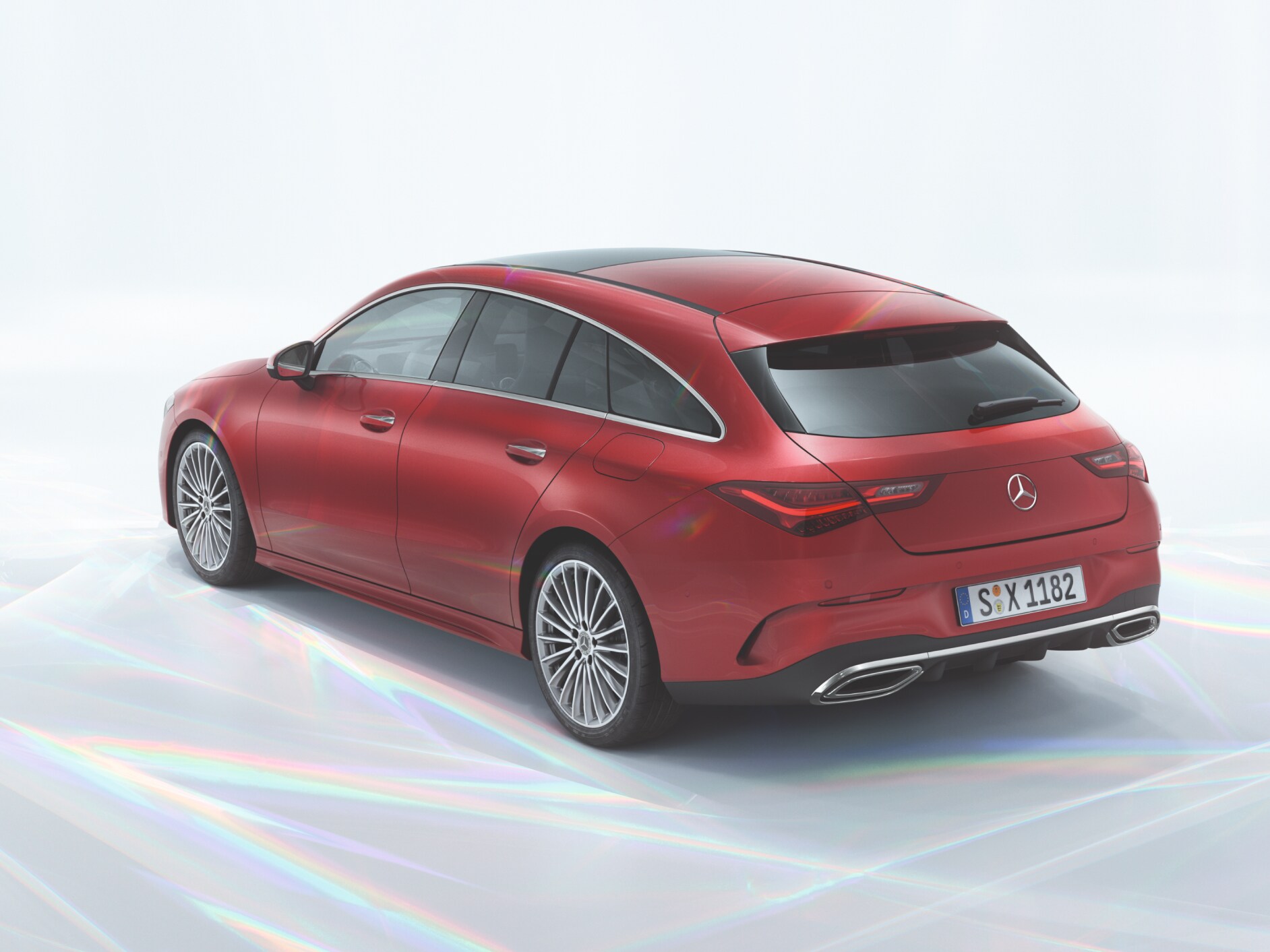 La imagen muestra el CLA Shooting Brake de Mercedes-Benz