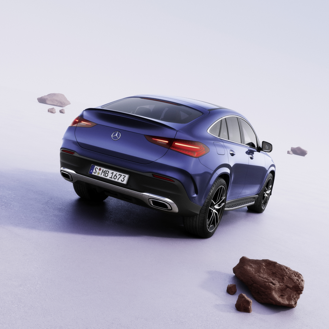 Oferta | GLE Coupé | Mercedes-Benz visual trasero de un GLE Coupé en color azul