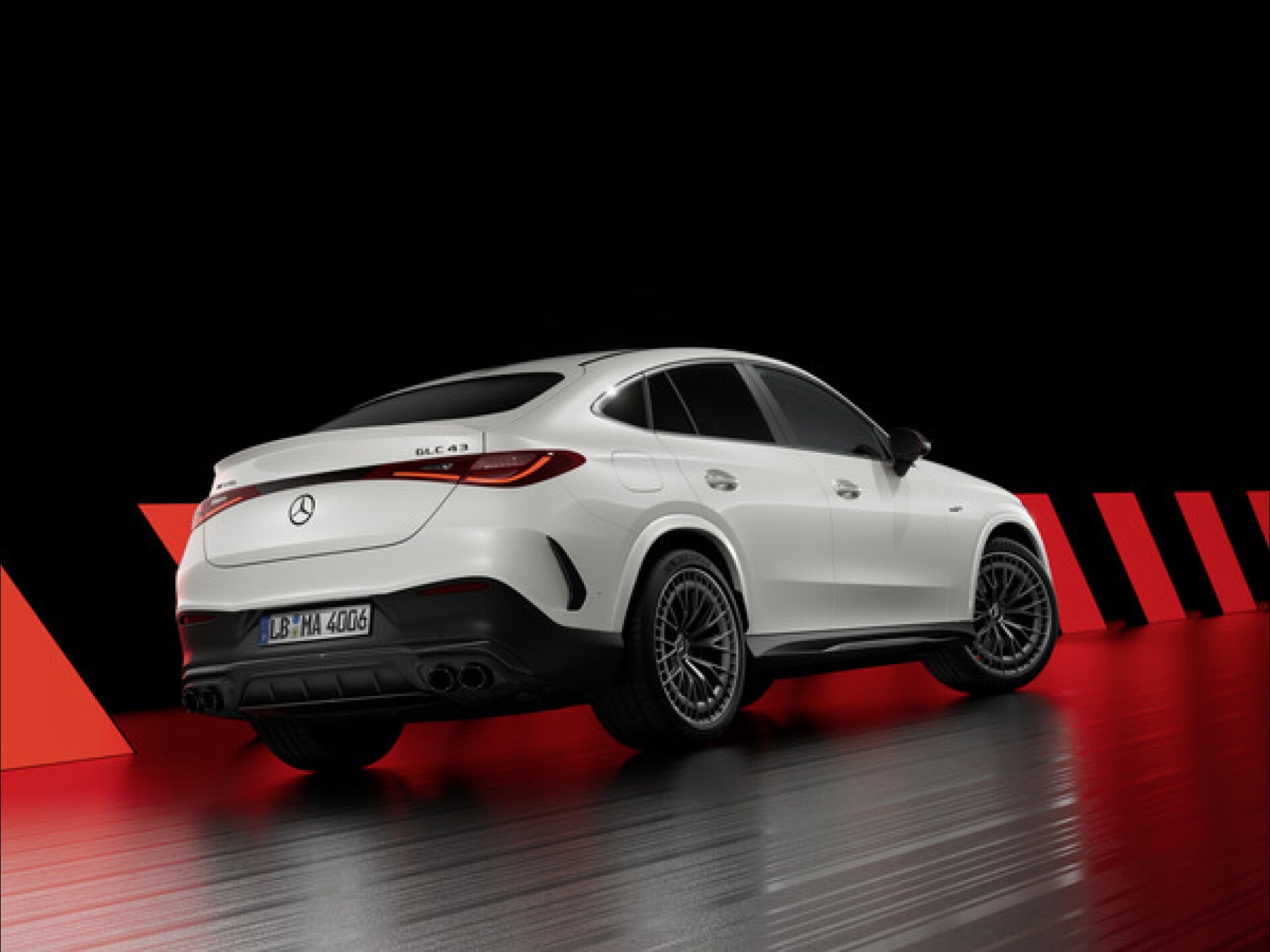 Visual trasera del Mercedes-AMG GLC Coupé