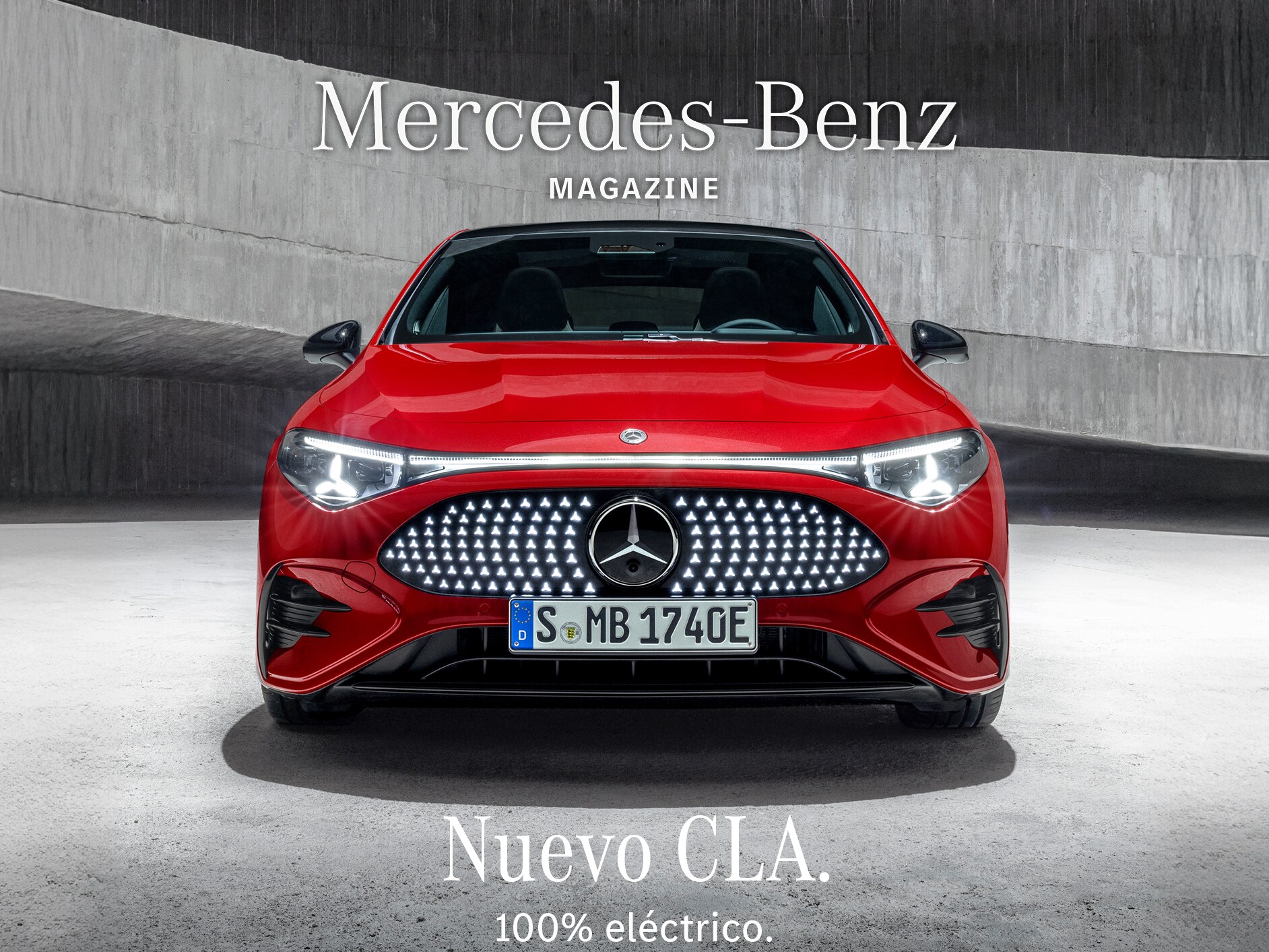 CLA 100% eléctrico de Mercedes-Benz.