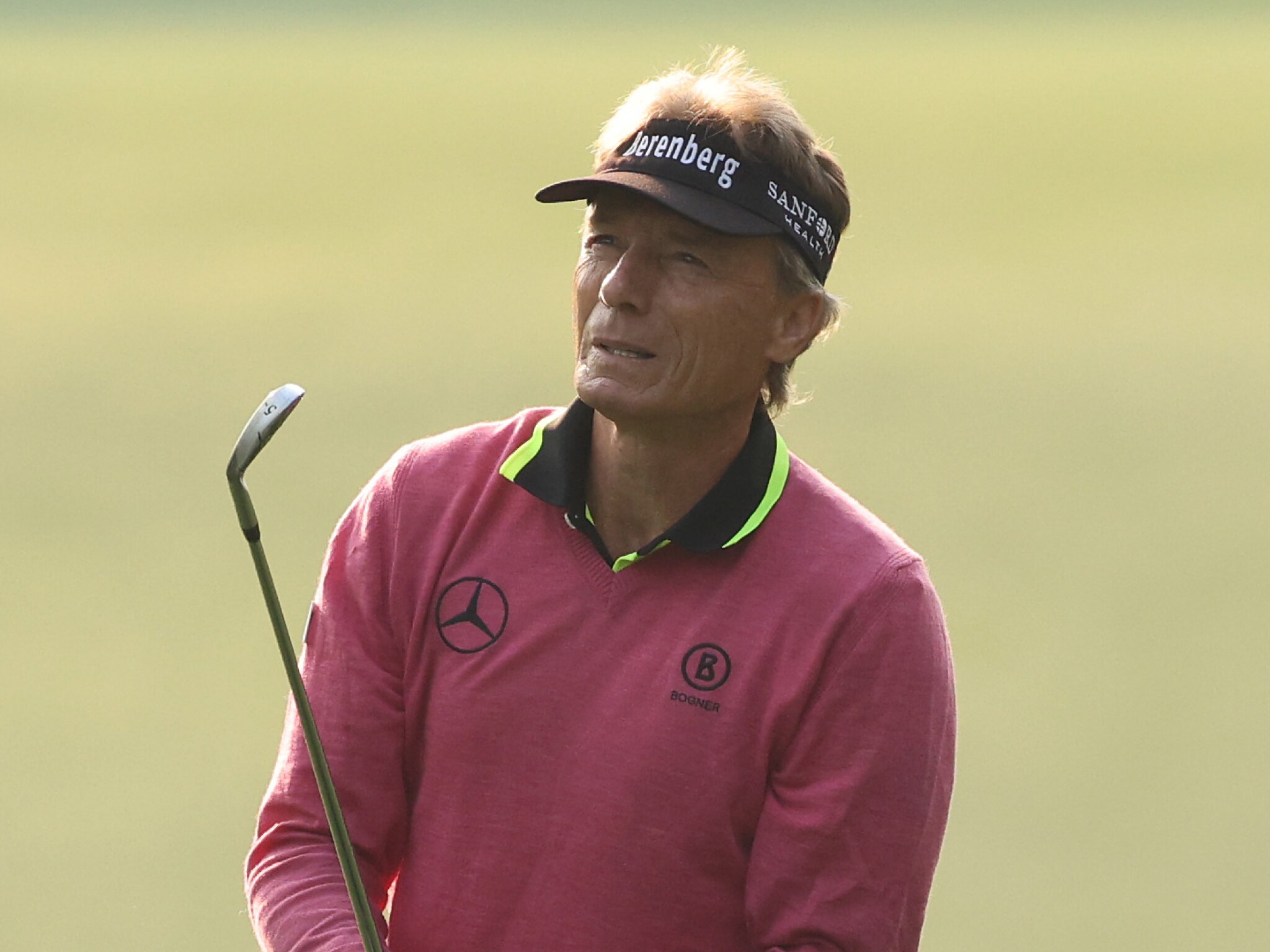 Bernhard Langer con palo de golf